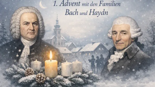 1. Advent mit den Familien Bach und Haydn (Foto: erstellt mit AI) 1. Advent mit den Familien Bach und Haydn (Foto: erstellt mit AI)