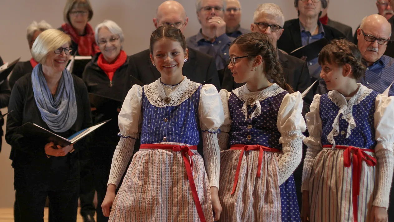 Offenes Singen mit Jugendchor (Foto: Ueli B&auml;chtold)